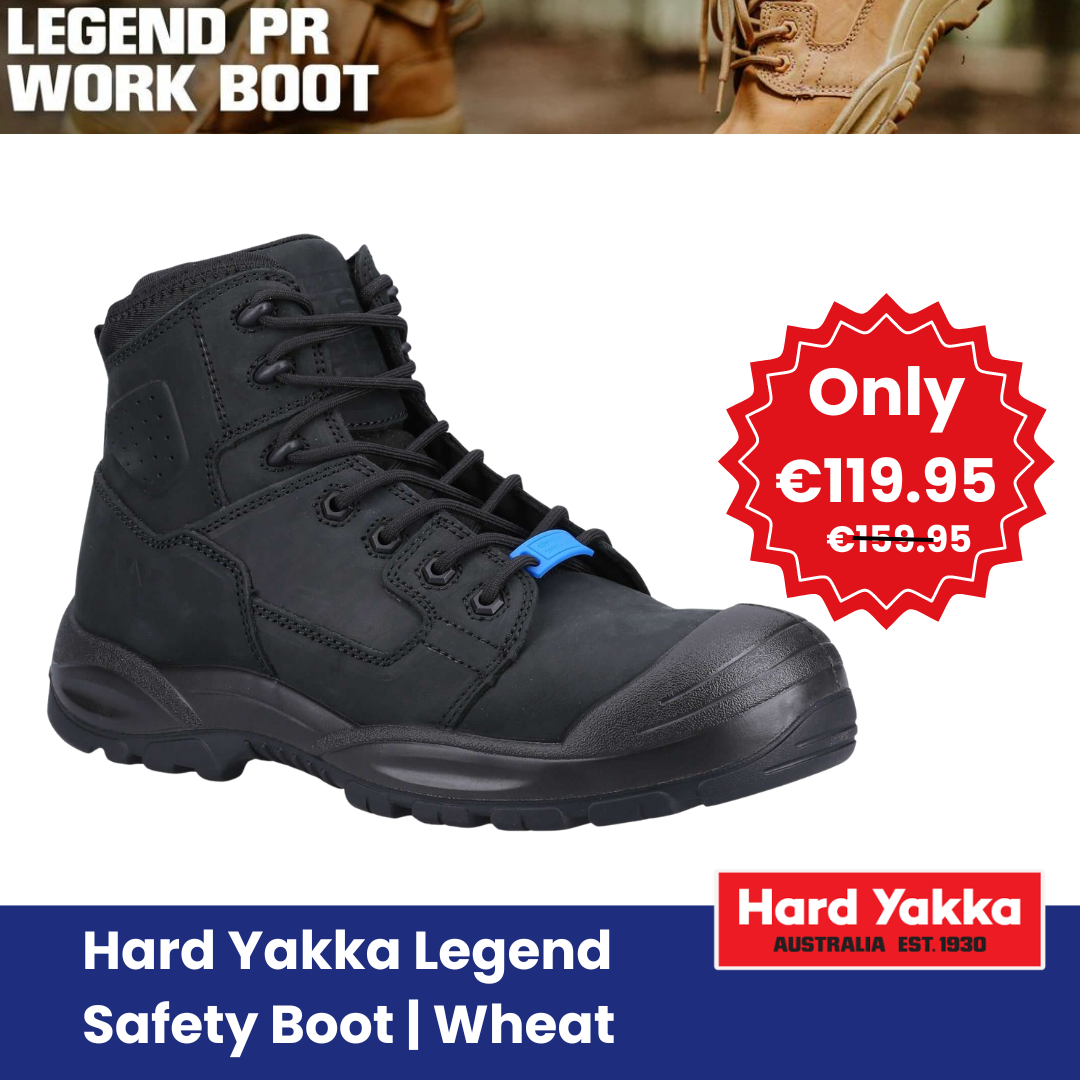 Shop Hard Yakka Legend Safety Boot Black at Ted Johnsons Ireland