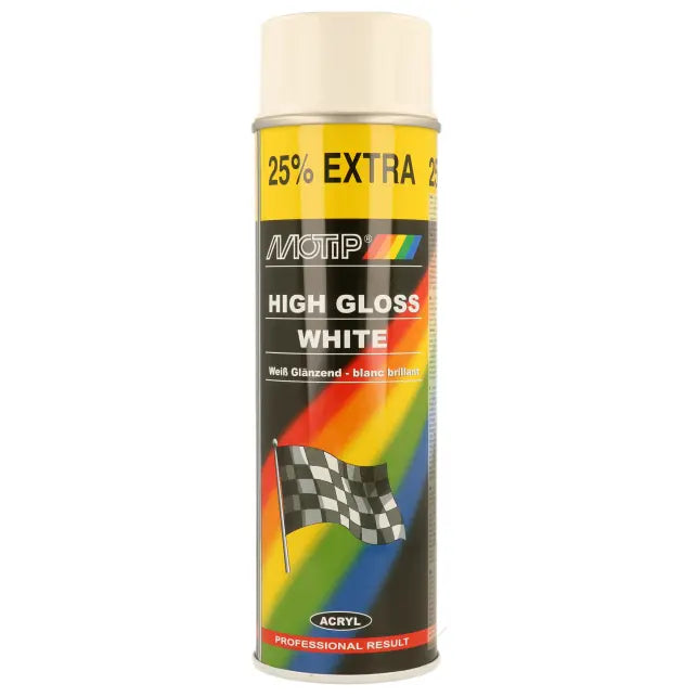 Motip White Paint Gloss 500ml