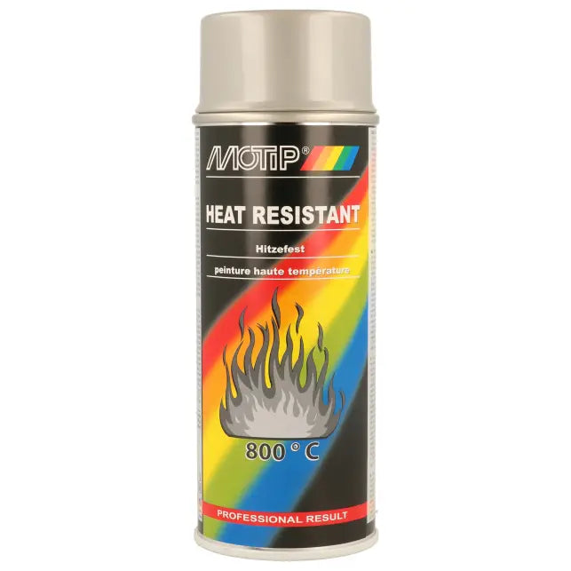 Motip Heat Resistant Paint Silver 400ml