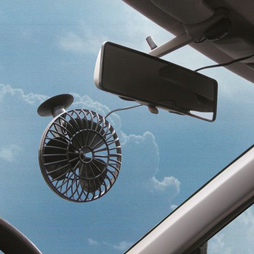 Carpoint 12V Fan + Suction Cup