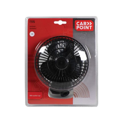 Carpoint 12V Fan + Suction Cup