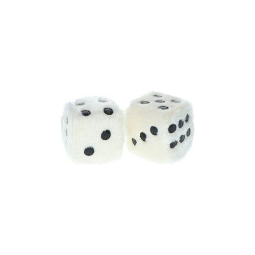 Carpoint Fuzzy Dice - White