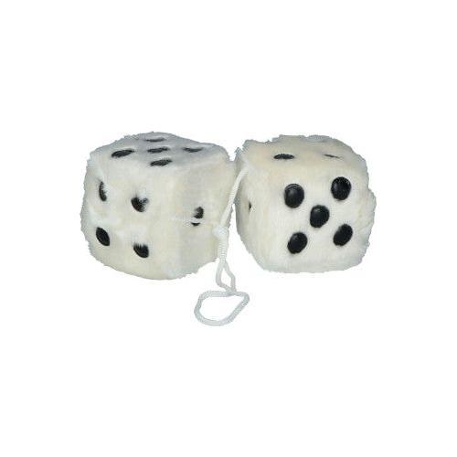 Carpoint Fuzzy Dice - White