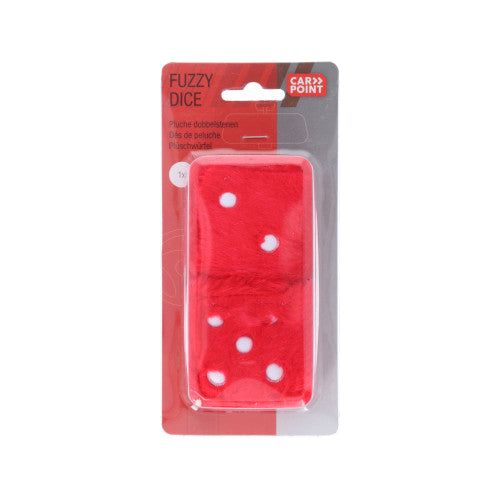 Carpoint Fuzzy Dice - Red