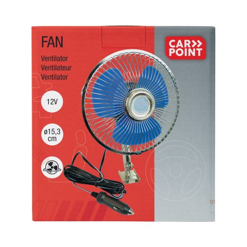 Carpoint Fan - 12 Volt - Metal 