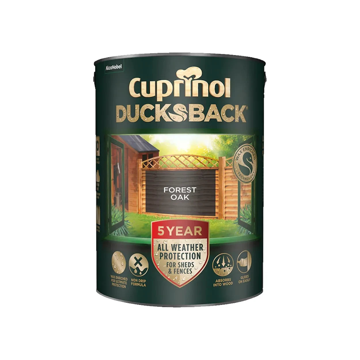 Cuprinol Ducksback | Forest Oak - 5 Litre