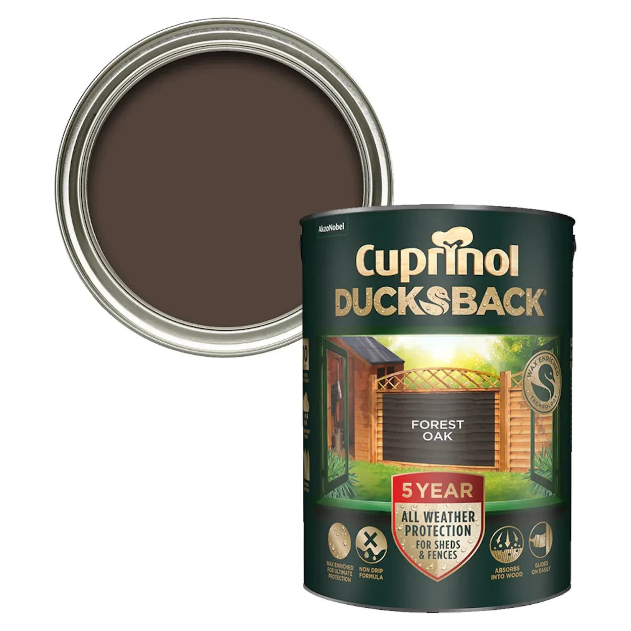 Cuprinol Ducksback | Forest Oak - 5 Litre