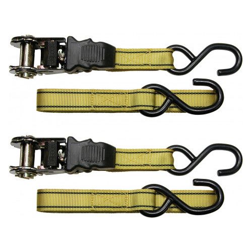 Carpoint Ratchet Tie Down - 25mm X 5m Set of 2