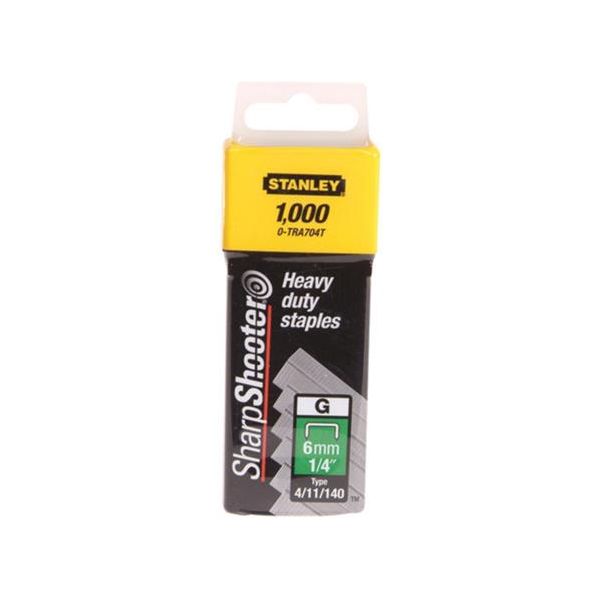 Stanley Heavy-Duty Staples Bright - 1000 Pack