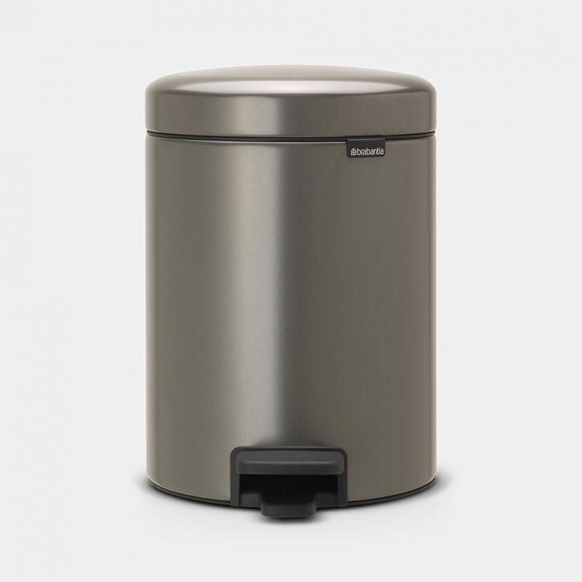 Brabantia Newicon Pedal Bin - 5L - Platinum