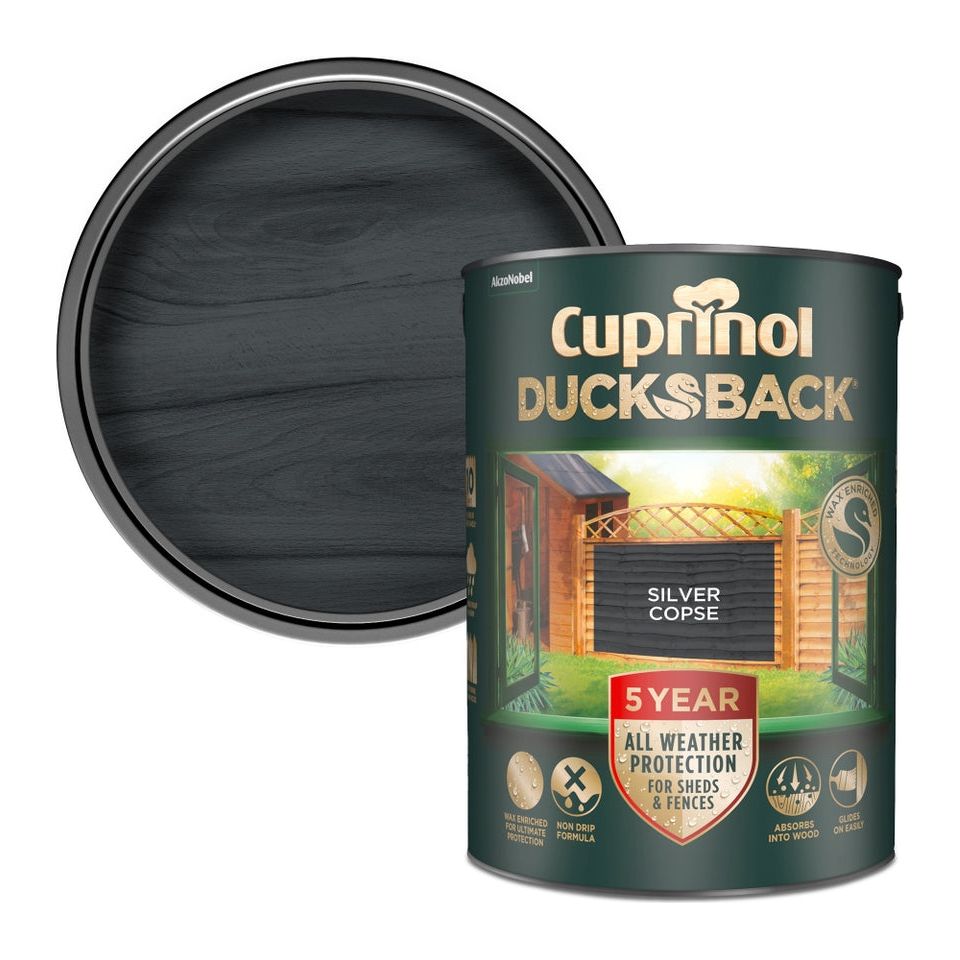 Cuprinol Ducksback | Silver Copse - 5 Litre