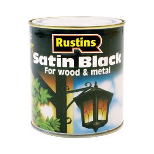 Rsutins Quick Dry Satin Black