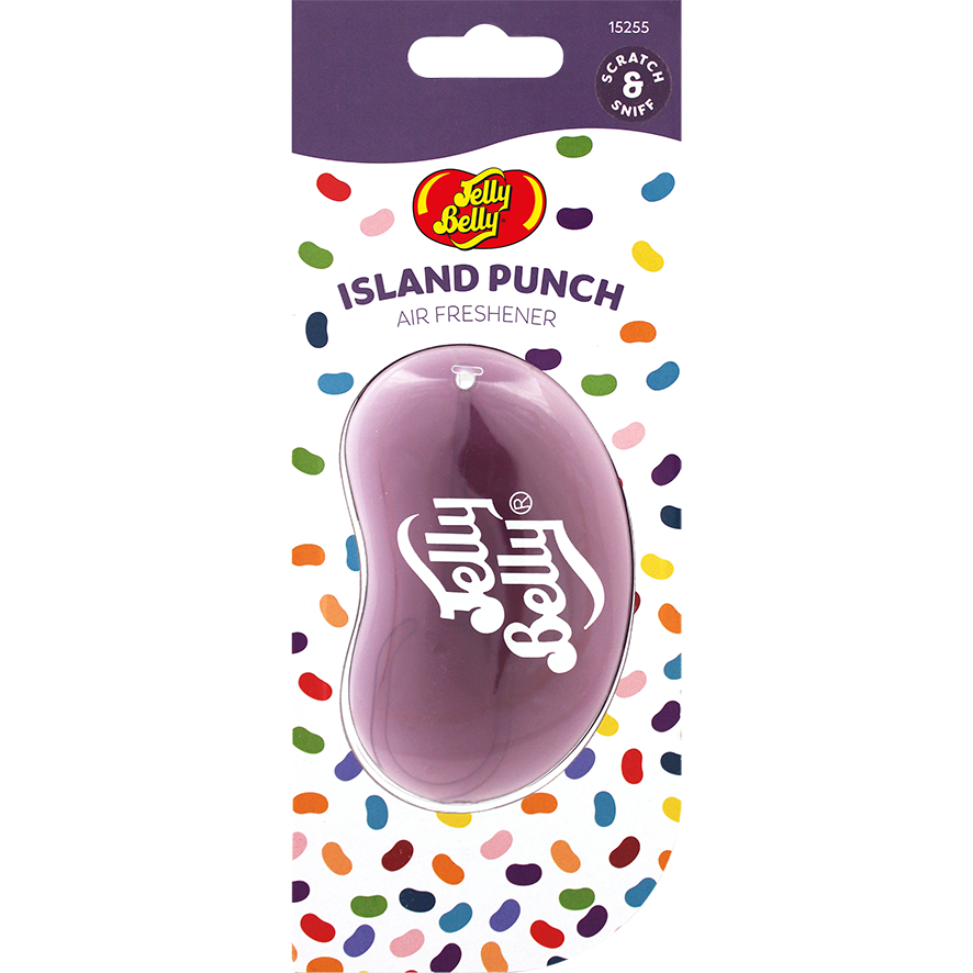 Jelly Belly Air Freshener 3D Island Punch