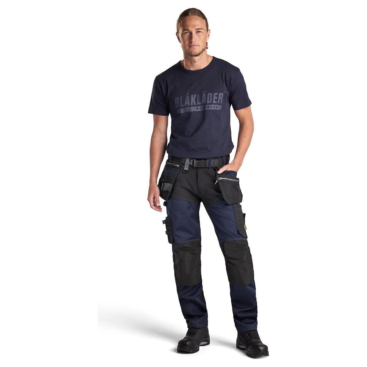 Blaklader 1599 Craftsman Trousers with Stretch Navy