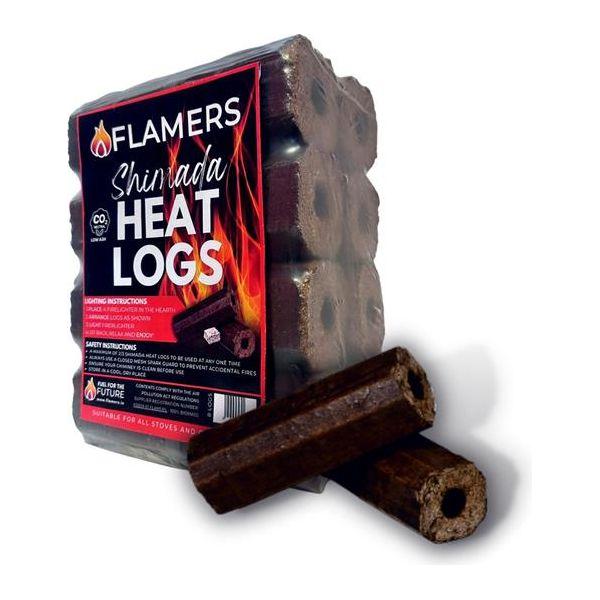 Flamers Shimada Heat Logs 8 Pack