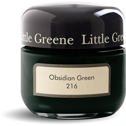 Little Greene Obsidian Green Paint 216