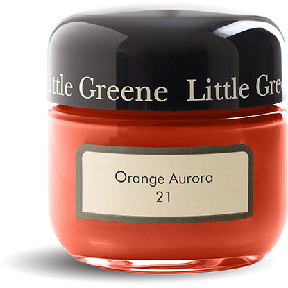 Little Greene Orange Aurora Paint 21