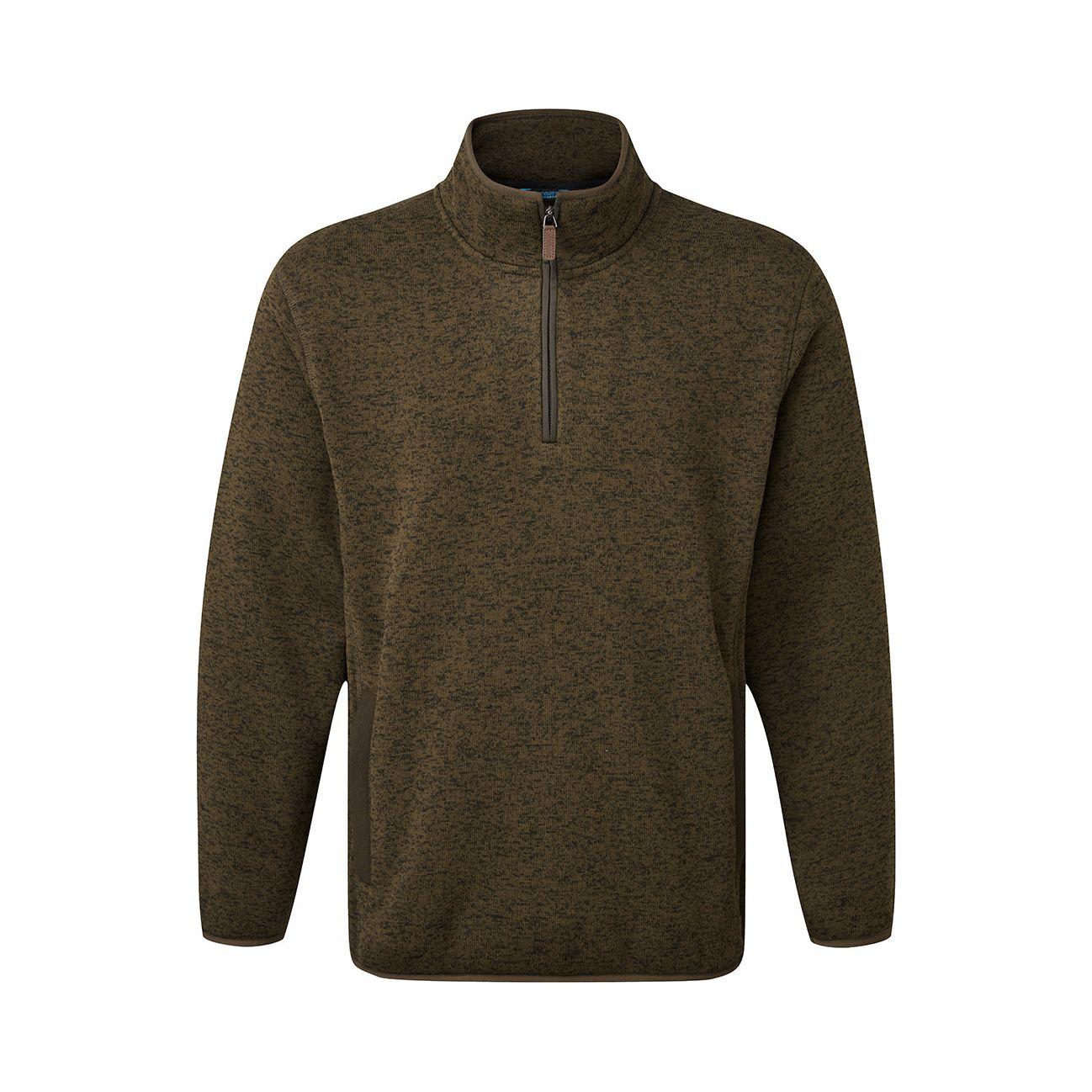 Tuffstuff Fortress Easton Zip Sweater Olive Green