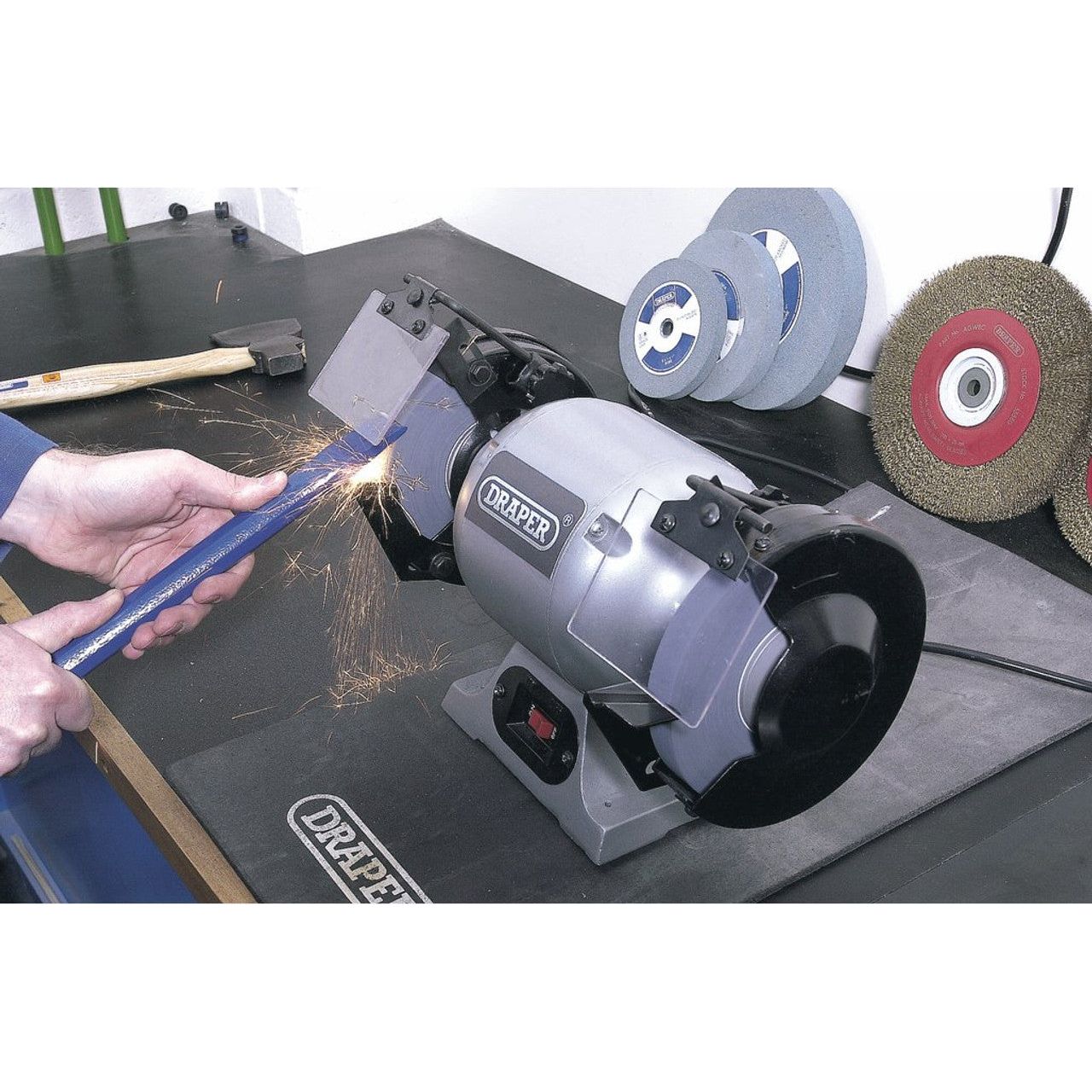 Draper Bench Grinder - 150mm | 370W