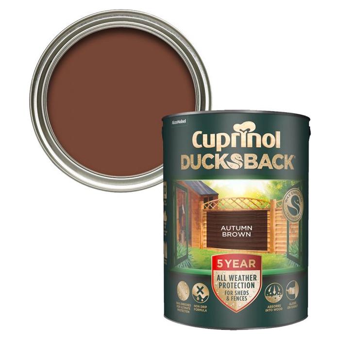 Cuprinol Ducksback | Autumn Brown - 5 Litre