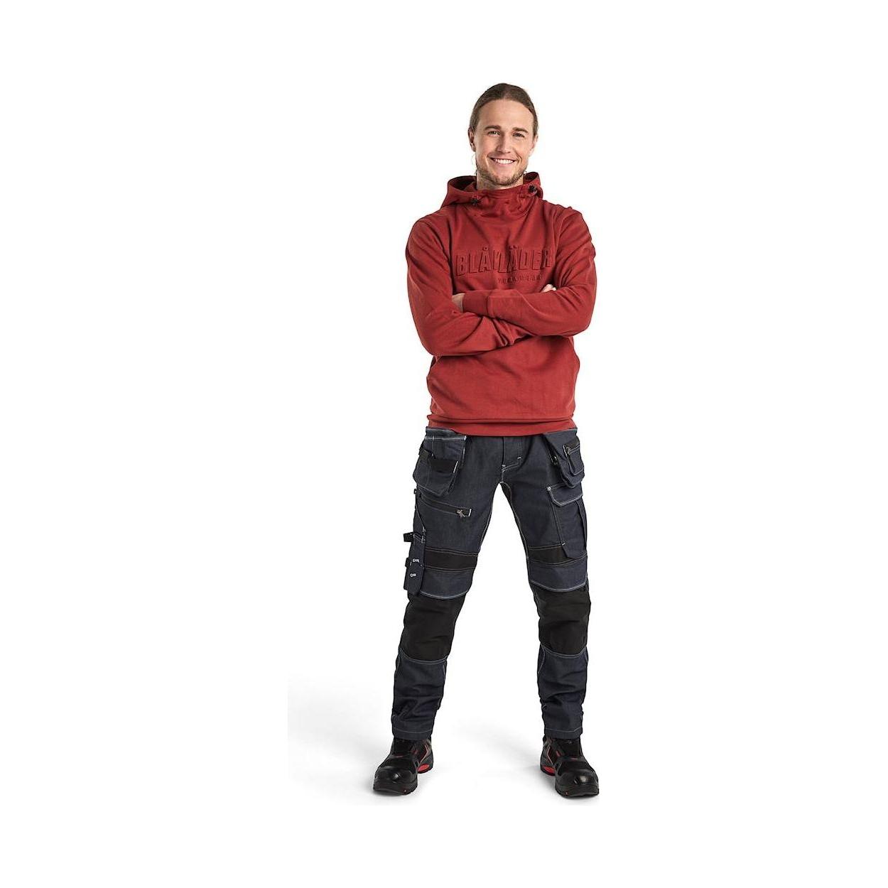 Blaklader 3530 3D Hoodie Red