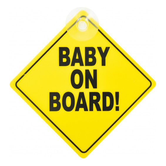 Carpoint Sign Baby On Board Suction