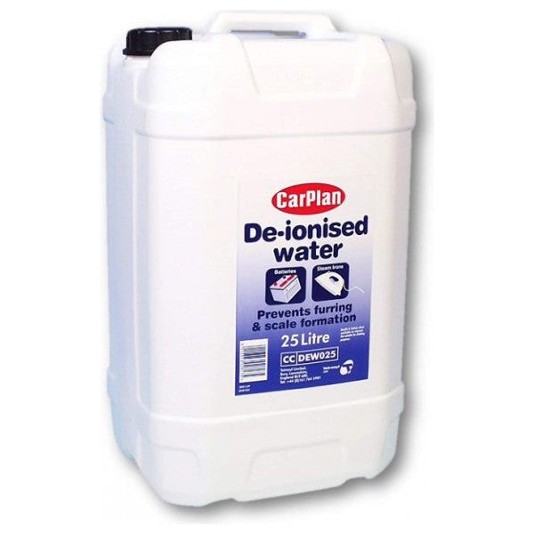 CarPlan Distilled De Ionised Water - 25L