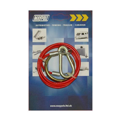 Maypole MP498 1m X 2mm Red Breakaway Cable