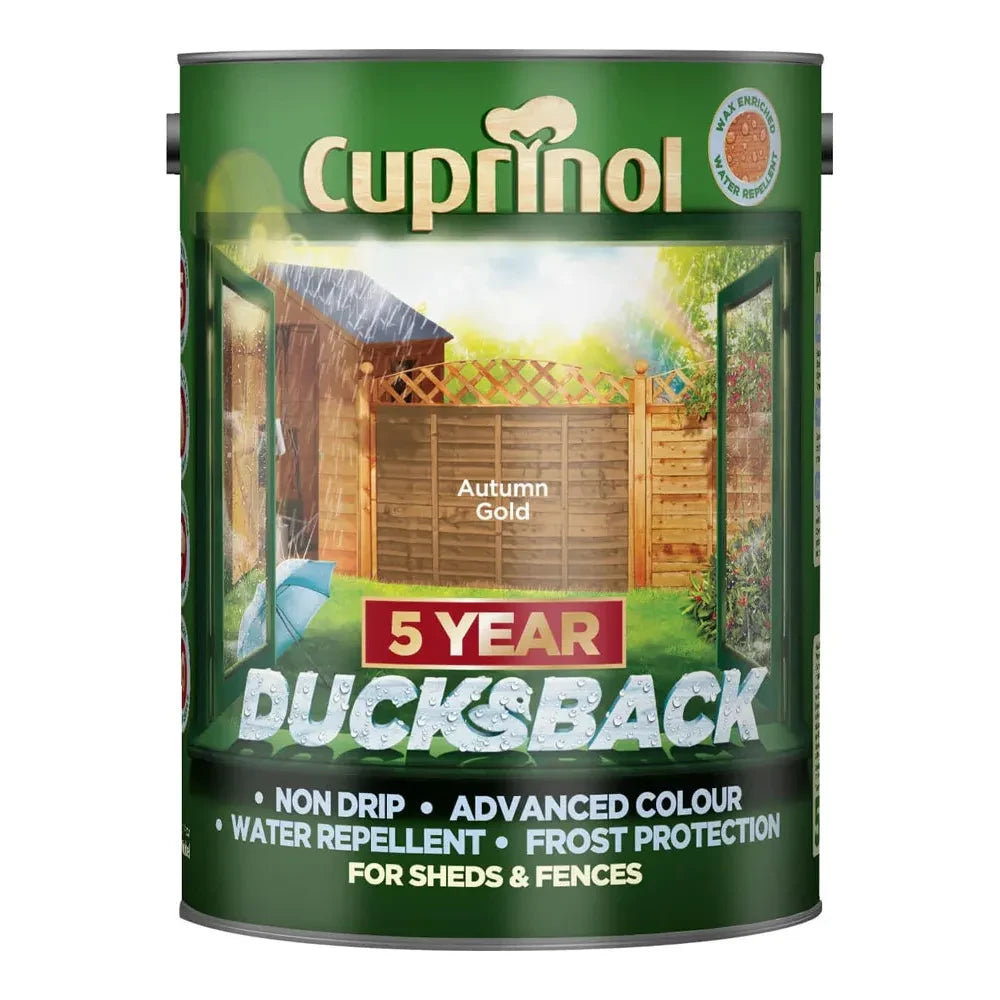 Cuprinol Ducksback | Autumn Gold - 9 Litre