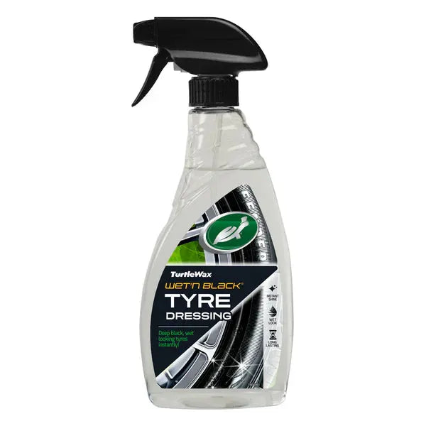 Turtle Wax Wet N Black Car Tyre Dressing Spray - 500ml