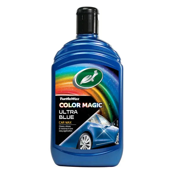 Turtle Wax Colour Magic Blue Car Wax Polish - 500ml