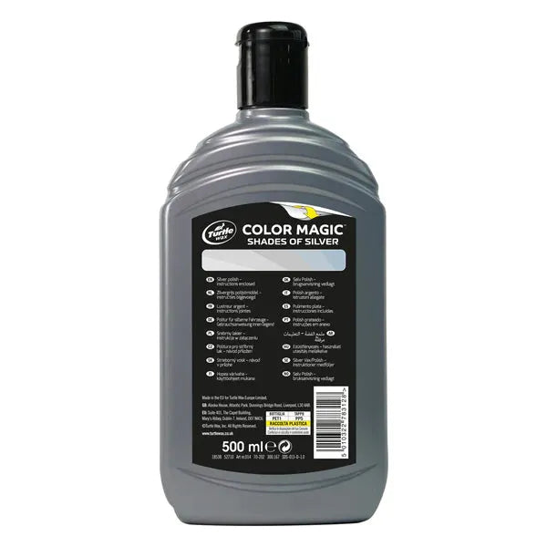 Turtle Wax Colour Magic Silver Car Wax Polish - 500ml