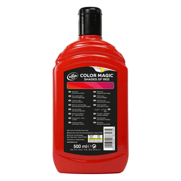 Turtle Wax Colour Magic Red Car Wax Polish - 500ml