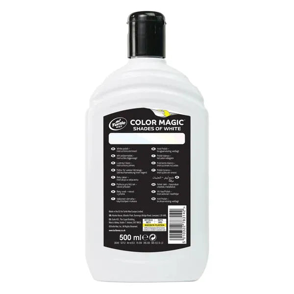 Turtle Wax Colour Magic White Car Polish - 500ml