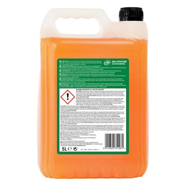 Turtle Wax Big Orange Car Shampoo - 5L