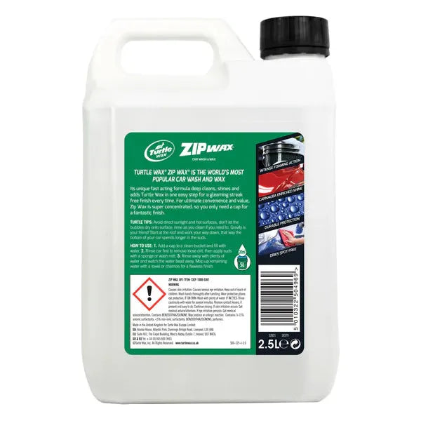 Turtle Wax Zip Wash & Wax - 2.5L