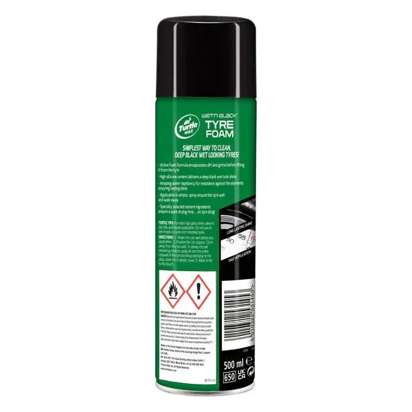 Turtle Wax Wet & Black Tyre Foam 500ml