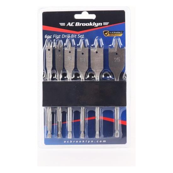 AC Brooklyn Flat Bit Set - Pack of 6