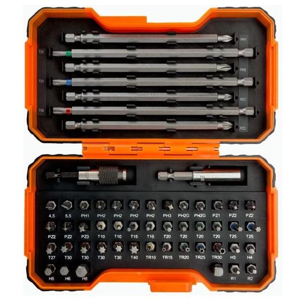 Bahco 54 Piece Colour Coded Bit Set