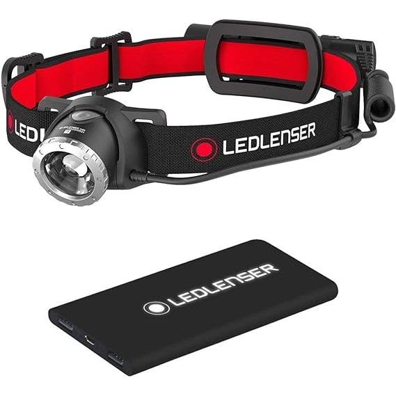 Ledlenser H8R + Power Bank Headtorch