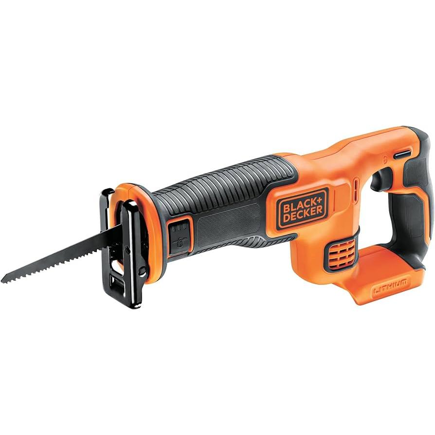 Black & Decker 18V Reciprocating Saw with 1 x 1.5Ah Li-Ion Battery