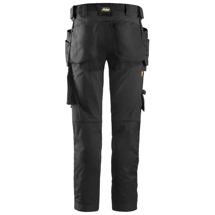 Snickers 6241 All Round Black Holster Work Trousers Aw Stretch