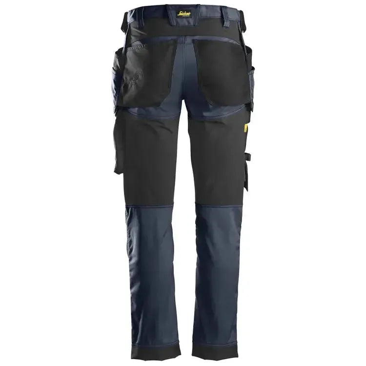 Snickers 6241 All Round Black Holster Work Trousers Aw Stretch