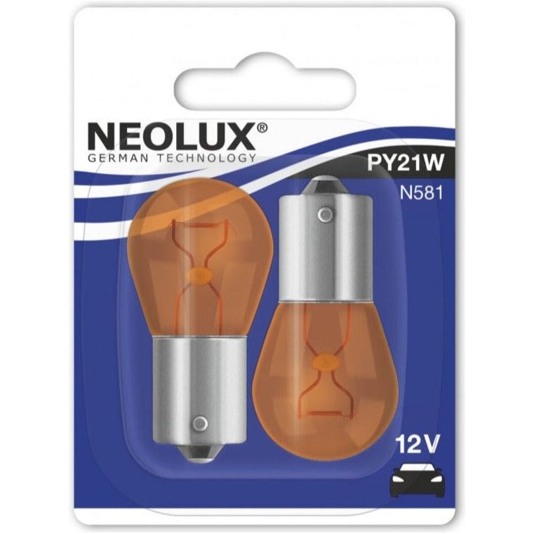 Neolux N581-02B Flasher Bulb - Amber 12V