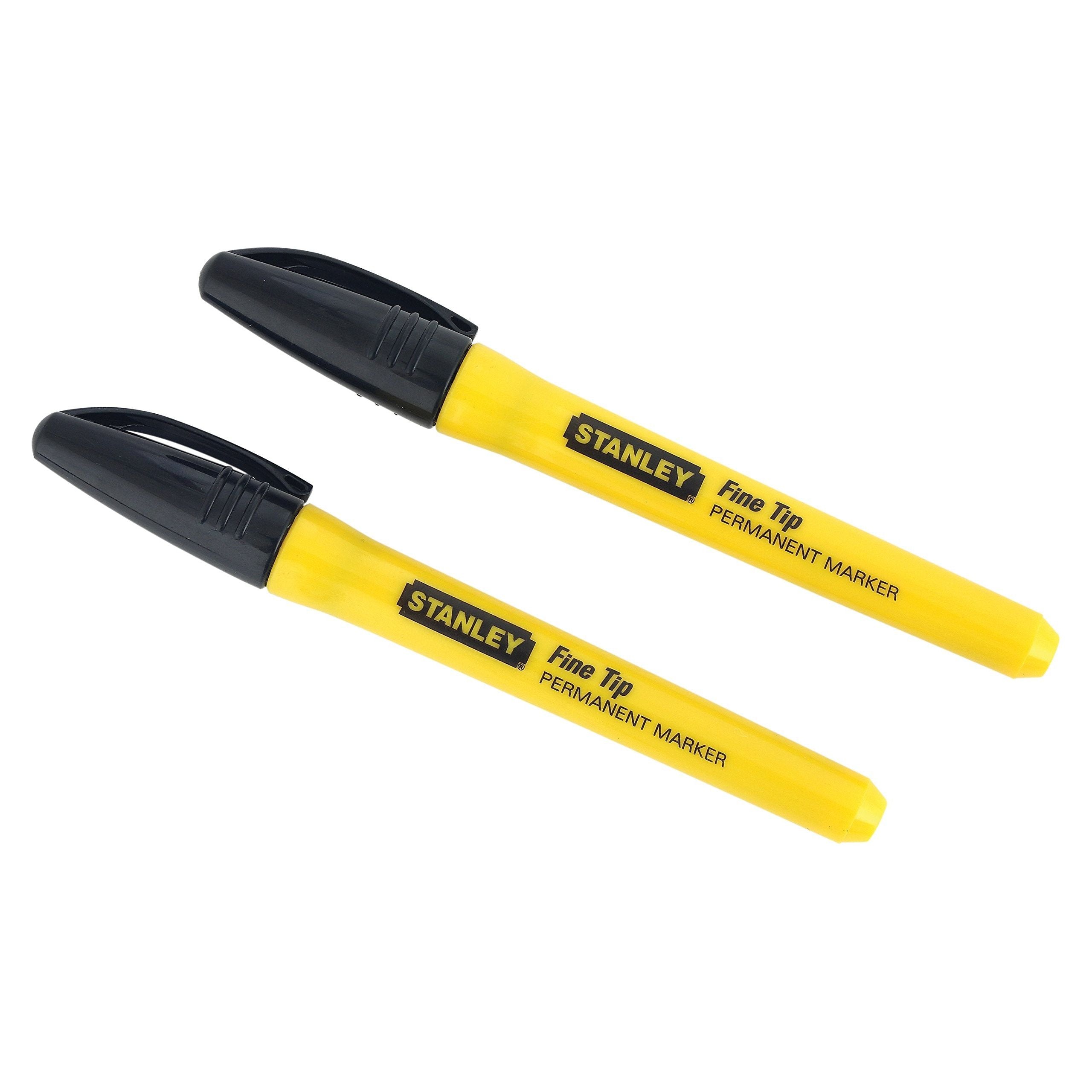 Stanley Fine Markers Black - Pack 2