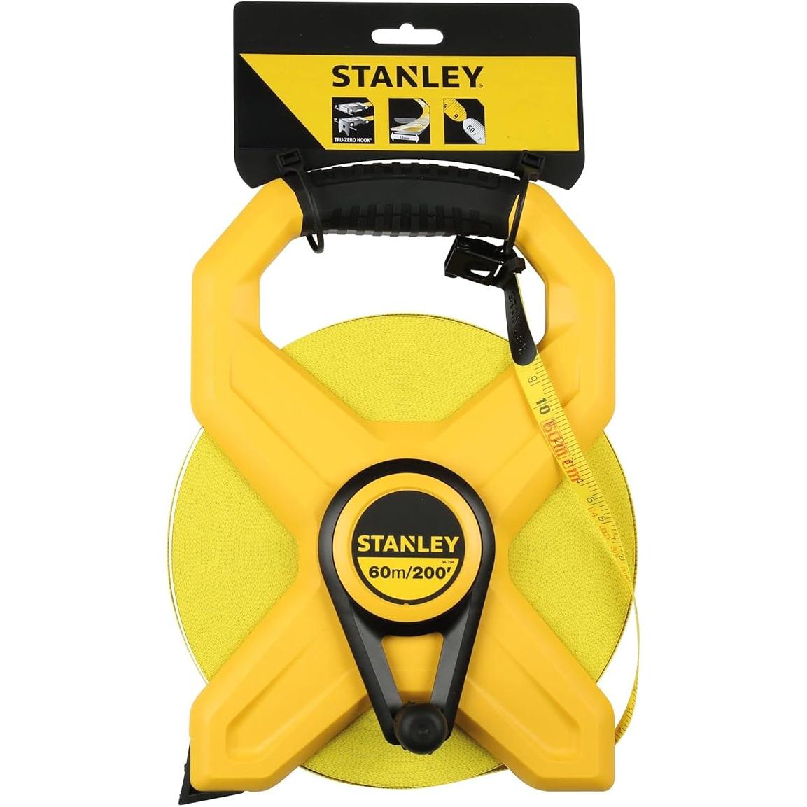 Stanley 60m/200ft Open Fibreglass Tape