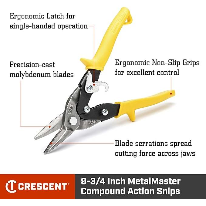 Crescent Wiss Straight Cut Aviation Snips