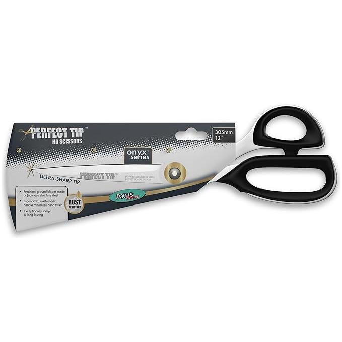 Axus Decor Onyx Series Perfect Tip HD Scissors -