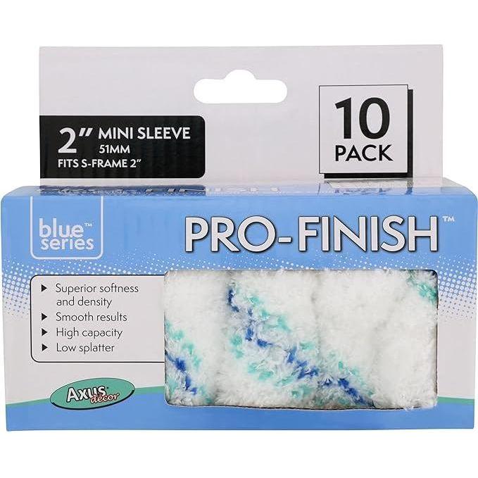 Axus Decor Pro-Finish Paint Roller Sleeve - Pack of 10