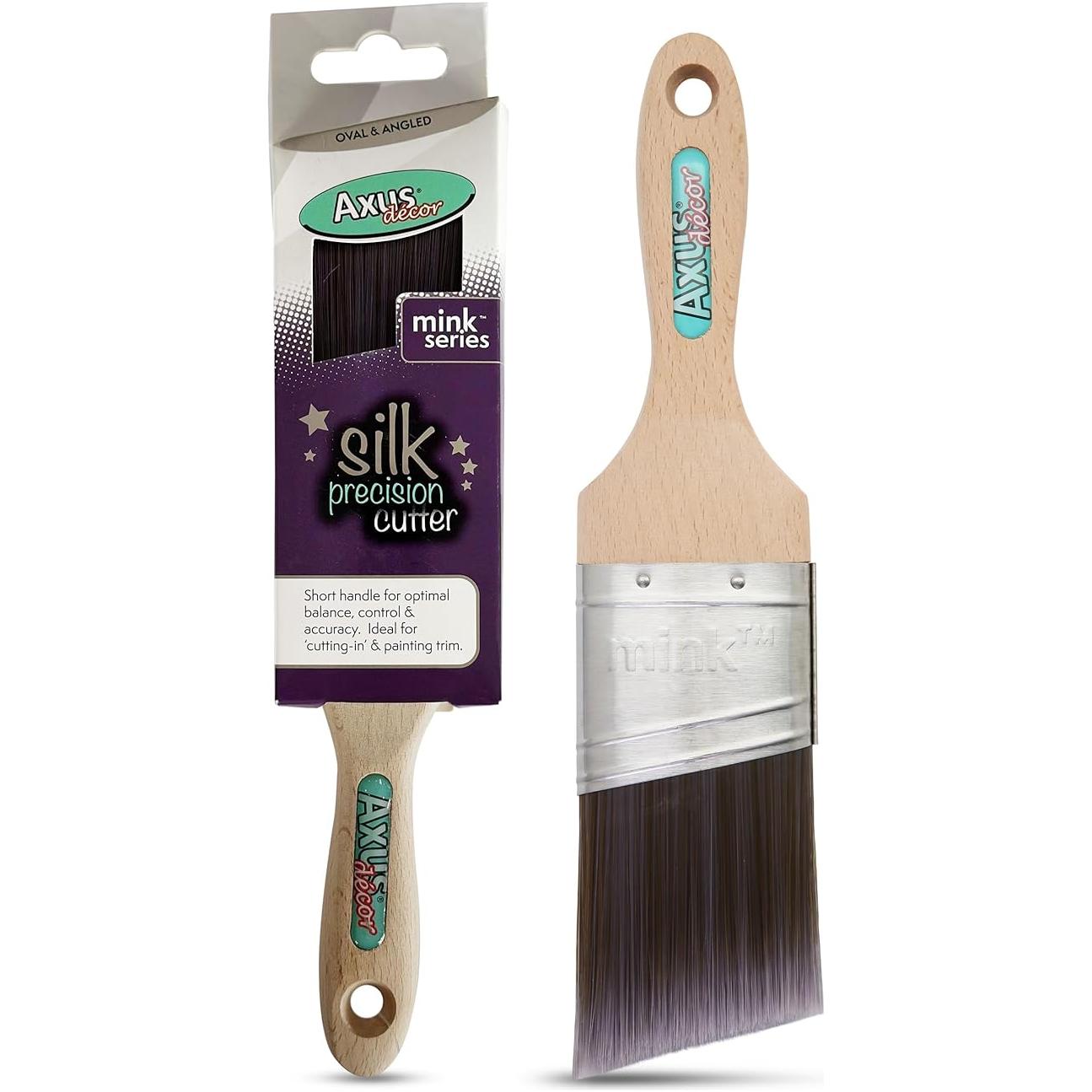 Axus Decor Silk Precision Cutter Paint Brush - 2" (51mm) | Mink Series